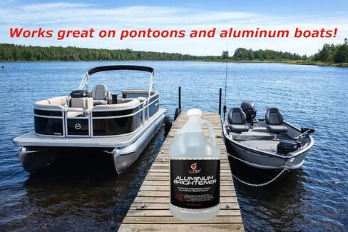 M-Tec Aluminum Brightener Concentrate, Heavy-Duty Aluminum Cleaner for Trailers, Wheels, Tanks & Boats, 1 Gallon Concentrate in Saudi Arabia