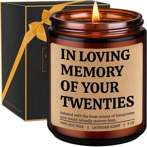 شمعة معطرة gspy، هدايا عيد ميلاد الثلاثين لها، له - زينة عيد ميلاد سعيد الثلاثين - هدايا عيد ميلاد للنساء البالغات من العمر 30 عامًا، والرجال - الثلاثين المضحك، 1996، أفكار عيد الميلاد الثلاثين لابنة صديقة المرأة in Saudi Arabia
