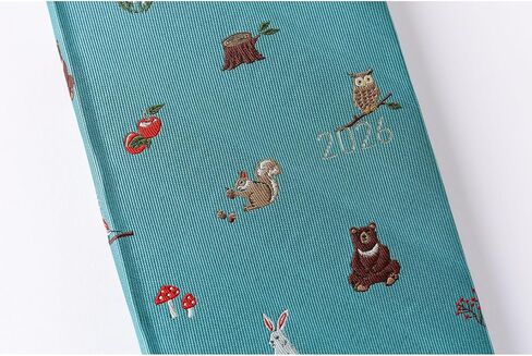 Hobonichi Techo 2026 Spring Weeks – Bow & Tie: In the Forest (Japanese, Tall & Slim, April Start) in Saudi Arabia