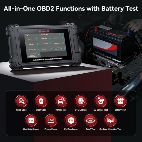 iCarsoft VAWS V4.0 Full System Bidirectional Diagnostic Scan Tool for Most V.A.G Models Such as VW/Audi/ect and Other 2 Car Make from 1996-2023 OBD2 Scanner Up to 51 Service Live Data Car Code Reader in Saudi Arabia