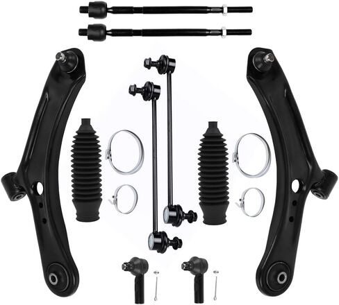 10-PC مجموعة تعليق عدة ل2007-2013 لسوزوكي SX4 الجبهة ذراع التحكم السفلي ومفاصل الكرة الداخلية الخارجي التعادل قضيب نهاية ث/التمهيد شريط نهاية الرابط in Saudi Arabia