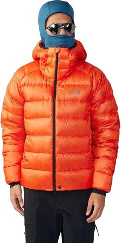 سترة بغطاء رأس للرجال من Mountain Hardwear Phantom Alpine Down، برتقالي الولاية in Saudi Arabia