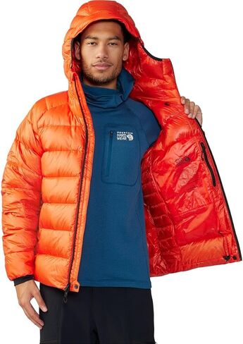 سترة بغطاء رأس للرجال من Mountain Hardwear Phantom Alpine Down، برتقالي الولاية in Saudi Arabia