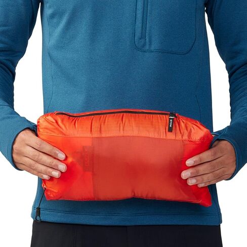 سترة بغطاء رأس للرجال من Mountain Hardwear Phantom Alpine Down، برتقالي الولاية in Saudi Arabia