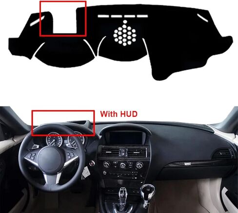 Car Inner Dashboard Cover Dash Mat Carpet Cushion, for BMW 6 Series E63 E64 630 640D 650I 2003 2004 2005 2006 2007 2008 2009 2010 in Saudi Arabia