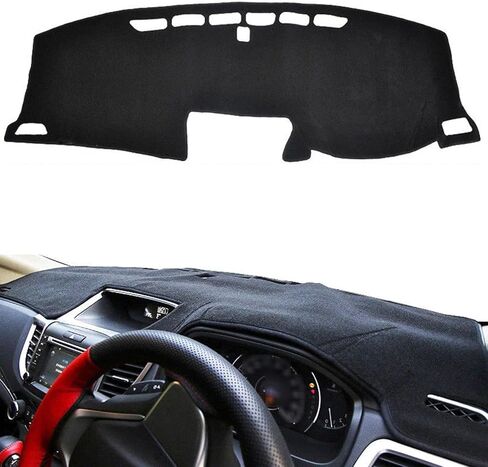 مناسب لسيارة Honda CRV CR-V 2012-2016 RHD، غطاء لوحة القيادة للسيارة، غطاء لوحة القيادة للحماية من الشمس، حصيرة غطاء لوحة القيادة المضادة للخدش، أسود in Saudi Arabia
