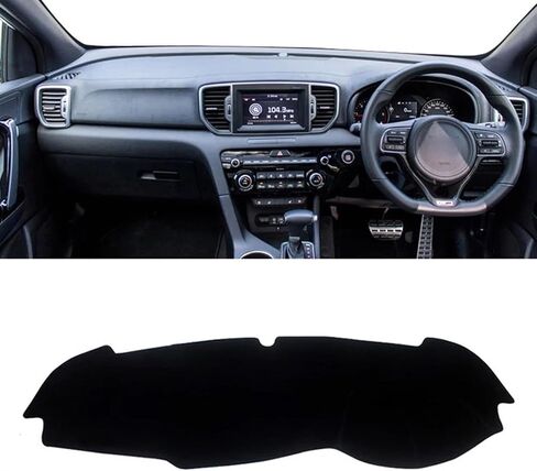 Car Dashboard Cover,Fit for Kia Sportage 4 2016 2017 2018 2019 2020 2021 Avoid Light Mat Sun Shade Carpets, Left Hand Drive in Saudi Arabia