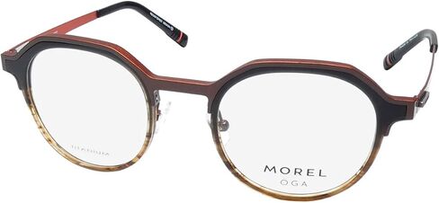 MOREL Oga 10200o Titanium Hardware Eyeglass Frame/Eyewear Premium Line For Men French Designer in Kuwait