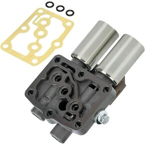 Transmission Dual Linear Shift Solenoid with Gasket for Honda Accord Odyssey Pilot, Acura CL TL MDX | Replacement for 28250P6H024 28250-P6H-024 in Kuwait