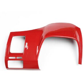 Red Black Carbon Fiber Pattern Dashboard Panel Cover Trim Fit for Honda Civic 2006 2007 2008 2009 2010 2011 (Black) in Saudi Arabia