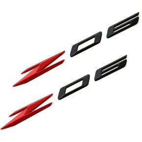 2 قطعة Z06 شعارات ثلاثية الأبعاد لوحة اسم متوافقة مع حجم 2023-2024 C8 85623536 OEM (أسود وأحمر) in Kuwait