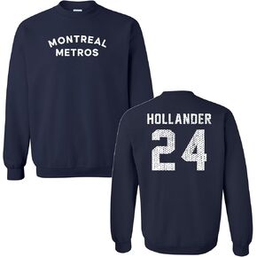 Donkey Tees Montreal Metros Hockey - Hollander 24 Back - Team Cute Pride Soft Sm-5x - سويت شيرت in Kuwait