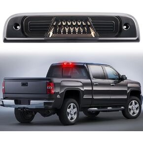 ضوء الفرامل الثالث LED متوافق مع 2007-2013 سيلفرادو سييرا 1500 1500HD، 2007-2014 سيلفرادو سييرا 2500 3500 2500HD 3500HD، مصباح شحن سقف خلفي عالي التثبيت، لين مدخن in Kuwait