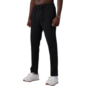 Fioboc Mens Casual Pants Elastic Waist Dress Pants Lightweight Drawstring Sweatpants with Pockets in Kuwait