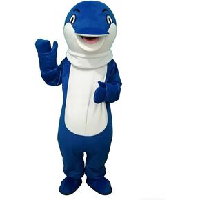 Dolphin Mascot Costume Dolphin Costume Adult Suit Halloween Costume in Saudi Arabia