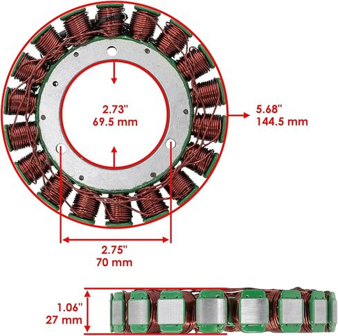 Replacement For Electrical Coil Stator For John Deere Miu11412 Mod-C26C-39512 in Saudi Arabia