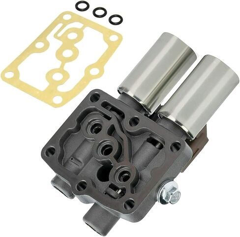Transmission Dual Linear Shift Solenoid with Gasket for Honda Accord Odyssey Pilot, Acura CL TL MDX | Replacement for 28250P6H024 28250-P6H-024 in Kuwait
