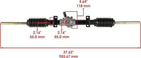 Caltric Rack and Pinion Compatible with John Deere Gator XUV 625I 825I Gas 855D Diesel in Saudi Arabia