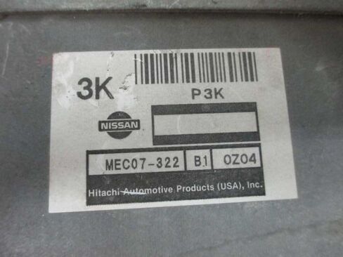 Engine ECM Control Module at 01 Compatible with Nissan Frontier Xterra MEC07-322 B1 MEC07322B1 in Saudi Arabia