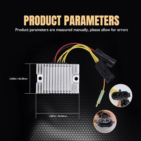 HiSport Voltage Regulator Rectifier - Compatible with Polaris Trail Boss 330, Trail Blazer 330, Scrambler 500, Sportsman 500, Ranger 400, Sportsman 400, Hawkeye 400 Replaces 4012192 in Saudi Arabia