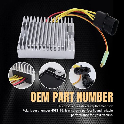 HiSport Voltage Regulator Rectifier - Compatible with Polaris Trail Boss 330, Trail Blazer 330, Scrambler 500, Sportsman 500, Ranger 400, Sportsman 400, Hawkeye 400 Replaces 4012192 in Saudi Arabia
