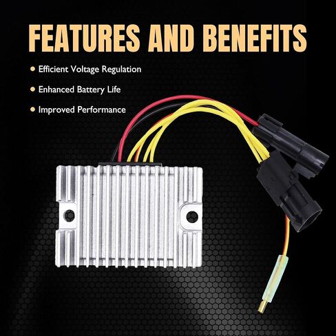 HiSport Voltage Regulator Rectifier - Compatible with Polaris Trail Boss 330, Trail Blazer 330, Scrambler 500, Sportsman 500, Ranger 400, Sportsman 400, Hawkeye 400 Replaces 4012192 in Saudi Arabia