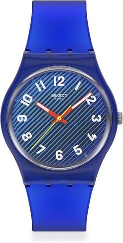 Swatch Gent Unisex Casual Watch Bio-sourced Blue Quartz Water Resistant WAVELENGTHS of Water in Saudi Arabia