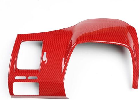 Red Black Carbon Fiber Pattern Dashboard Panel Cover Trim Fit for Honda Civic 2006 2007 2008 2009 2010 2011 (Black) in Saudi Arabia