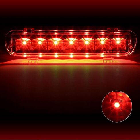 Compatible with Ford Flex 09-11 Full LED Third 3RD Tail Brake Light Rear Stop Lamp Bar Tinted in Saudi Arabia