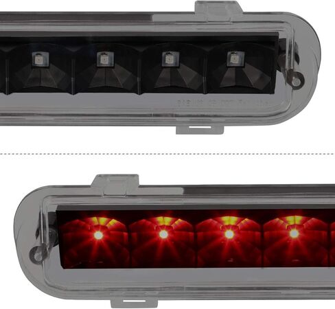 Compatible with Ford Flex 09-11 Full LED Third 3RD Tail Brake Light Rear Stop Lamp Bar Tinted in Saudi Arabia