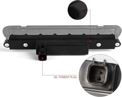 Compatible with Ford Flex 09-11 Full LED Third 3RD Tail Brake Light Rear Stop Lamp Bar Tinted in Saudi Arabia