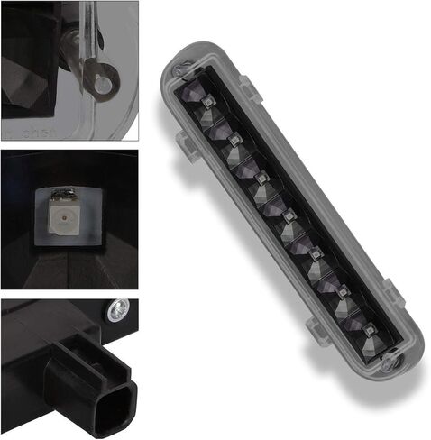Compatible with Ford Flex 09-11 Full LED Third 3RD Tail Brake Light Rear Stop Lamp Bar Tinted in Saudi Arabia