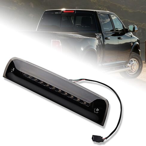 LED 3rd Brake Light Smoked Fits for 2009–2021 Dodge Ram 1500 2500 3500 4500 5500 Ram 1500 Classic Red Brake + White Reverse Rear Lamp OE 55372082AA 55372082AB in Saudi Arabia