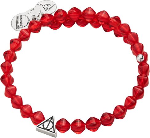 Alex and Ani AS21HPILUM3RS، غلاف إضاءة هاري بوتر، كستنائي، فضي رافائيلي، أحمر، أساور in Saudi Arabia