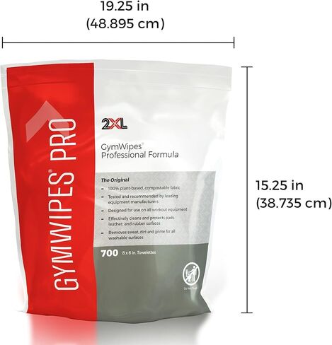 إعادة تعبئة دلو مناديل GymWipes الاحترافية 2XL in Kuwait