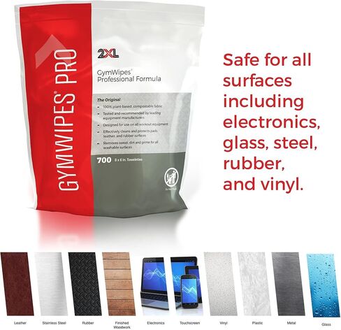 إعادة تعبئة دلو مناديل GymWipes الاحترافية 2XL in Kuwait