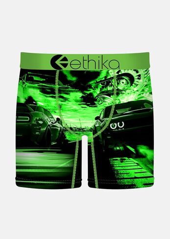ملابس داخلية قصيرة متوسطة الطول للرجال من Ethika، ملابس داخلية قابلة للتمدد في 4 اتجاهات - تنفجر in Saudi Arabia