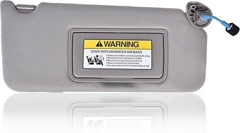 Sun Visor Driver Left Side Compatible with Honda Accord 2008 2009 2010 2011 2012 2013 2014 2015 2016 with Light sunshade Replaces# 83280-TA5-A51ZA 83280TA5A51ZA Color: Gray in Kuwait