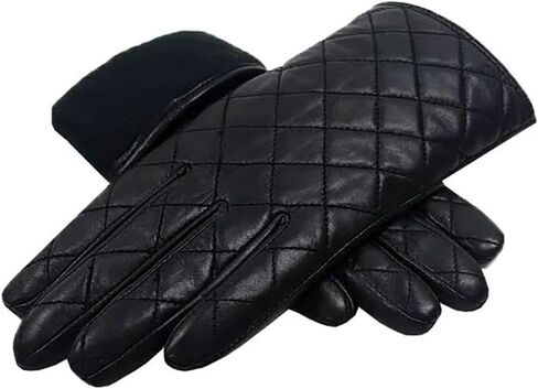 MoDA Ms. Rocky Women's Leather Fashion Designer Qulited Winter Driving Gloves in Saudi Arabia