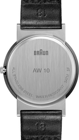 Braun Unisex Watch AW10, Black, Strap in Saudi Arabia