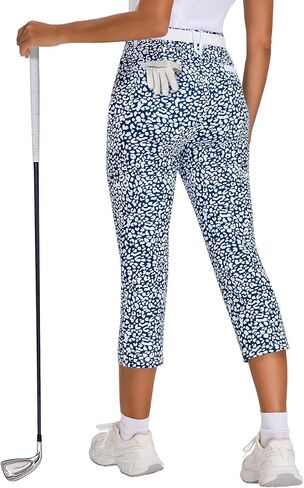 Soneven Womens 4-Way Stretch Ankle Golf Pants 7/8 Casual Dress Work Athletic Travel Workout Sweatpants with 5 Pockets in Saudi Arabia