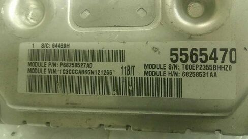 Engine ECM Control Module 2.4L Fits 16-17 200 P68250527AD 68250527AD in Saudi Arabia