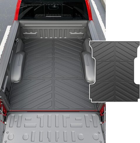 حصيرة سرير الشاحنة بطول 6.5 قدم متوافقة مع 2015-2024 Ford F-150 Truck Liner Cargo Mat استبدال بطانة السرير الطويلة لملحقات Ford F150 2015-2024 in Saudi Arabia