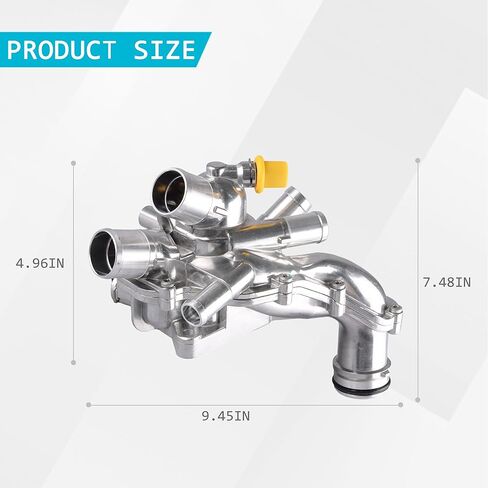 11538674895 Engine Coolant Thermostat Housing Assembly Compatible for Mini Cooper 2011-2015, Mini Cooper Countryman 2011-2016, Mini Cooper Paceman 2013-2016 in Kuwait