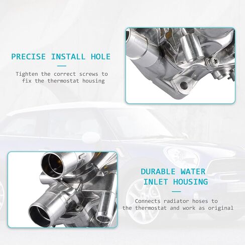 11538674895 Engine Coolant Thermostat Housing Assembly Compatible for Mini Cooper 2011-2015, Mini Cooper Countryman 2011-2016, Mini Cooper Paceman 2013-2016 in Kuwait