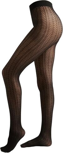 CALZEDONIA Woman's Chevron Tights with Cashmere in Saudi Arabia