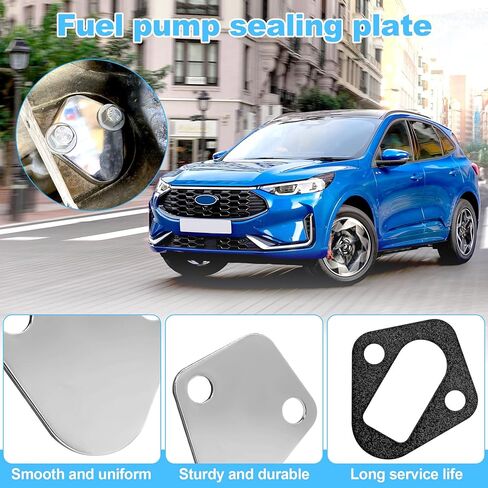 بديل Earthtec لكتلة صغيرة من مضخة الوقود Ford Blockk Off Chrom Steel 260 289 302 351W 2058 in Kuwait