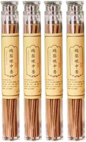 Ge Li Zhang Zhong Xiang Mini Coil Incense – Low Smoke & Reduced Oil Residue, Pure Natural Agarwood & Pear Essence, Long-Lasting Oriental Fragrance, 3 Jars × 42 Coils (20 Min Burn) in Saudi Arabia