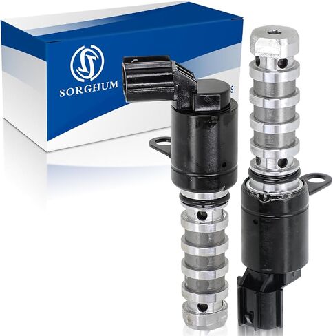 Sorghum Intake and Exhaust Engine VVT Solenoid 2PCS Oil Control Valve Compatible with 12-15 Kia Forte 12-13 Optima 11-16 Hyundai Santa Fe 2012 Sonata 12-14 Tucson Replace# 24375-2G500 24355-2G500 in Saudi Arabia
