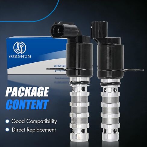 Sorghum Intake and Exhaust Engine VVT Solenoid 2PCS Oil Control Valve Compatible with 12-15 Kia Forte 12-13 Optima 11-16 Hyundai Santa Fe 2012 Sonata 12-14 Tucson Replace# 24375-2G500 24355-2G500 in Saudi Arabia